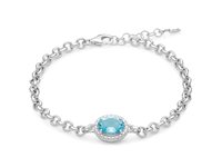 Bracciale Miluna Donna LA GEMMA DEL CIELO in Argento Topazio BRD909